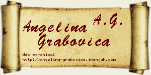 Angelina Grabovica vizit kartica